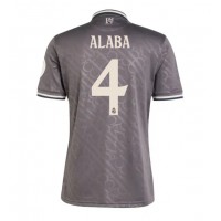 Real Madrid David Alaba #4 Tretí futbalový dres 2024-25 Krátky Rukáv